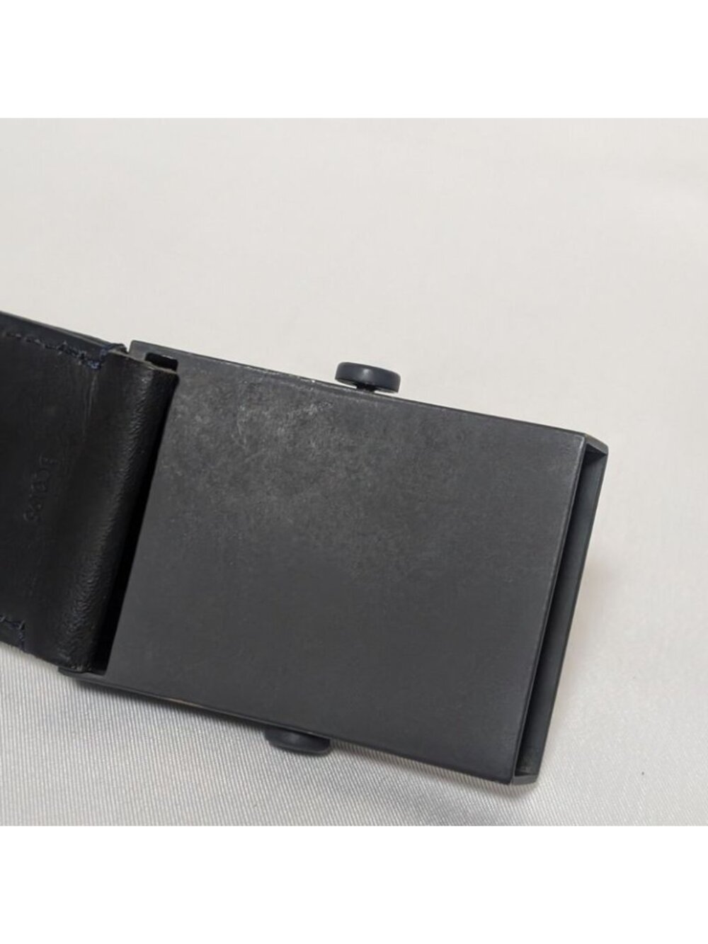 ★SOLD★ Louis Vuitton Ceinture Belt Logo Nylon Leather Blue - Picture 3 of 8